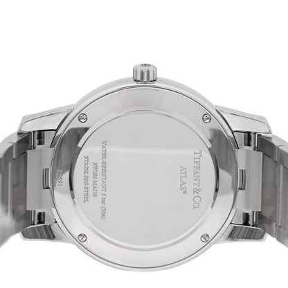 Stainless Steel 37mm Atlas 2-Hand Quartz Watch