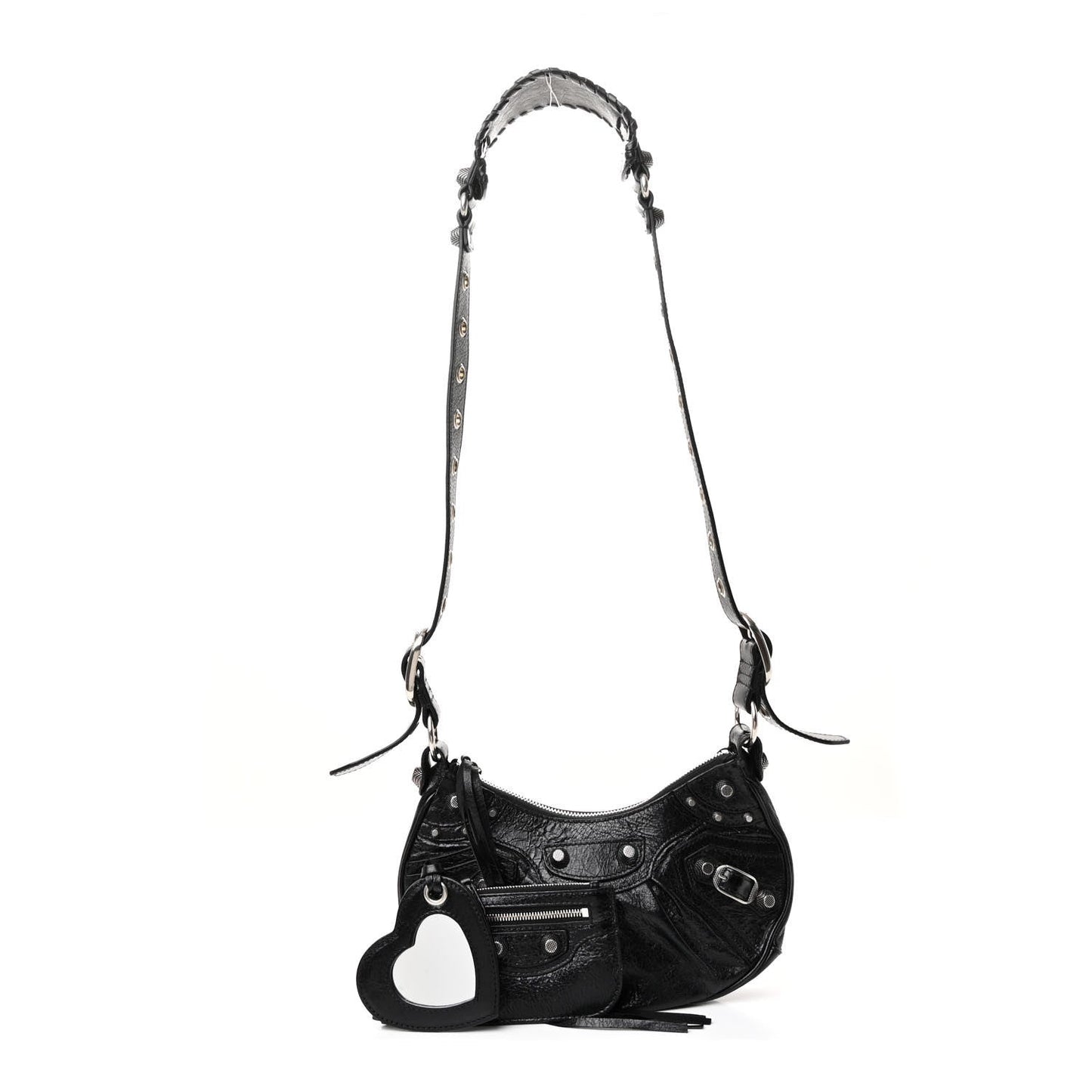 Agneau Arena Le Cagole Shoulder Bag XS Black