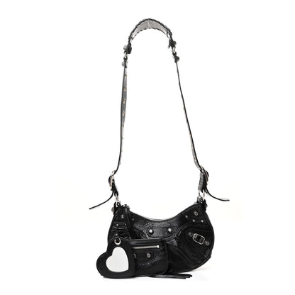 Agneau Arena Le Cagole Shoulder Bag XS Black