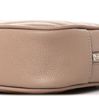 Grain De Poudre Matelasse Monogram Mini Lou Camera Bag  Gold Sand