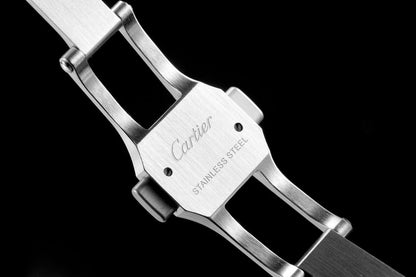 pasha 35mm automatic steel white dial diamond bezel