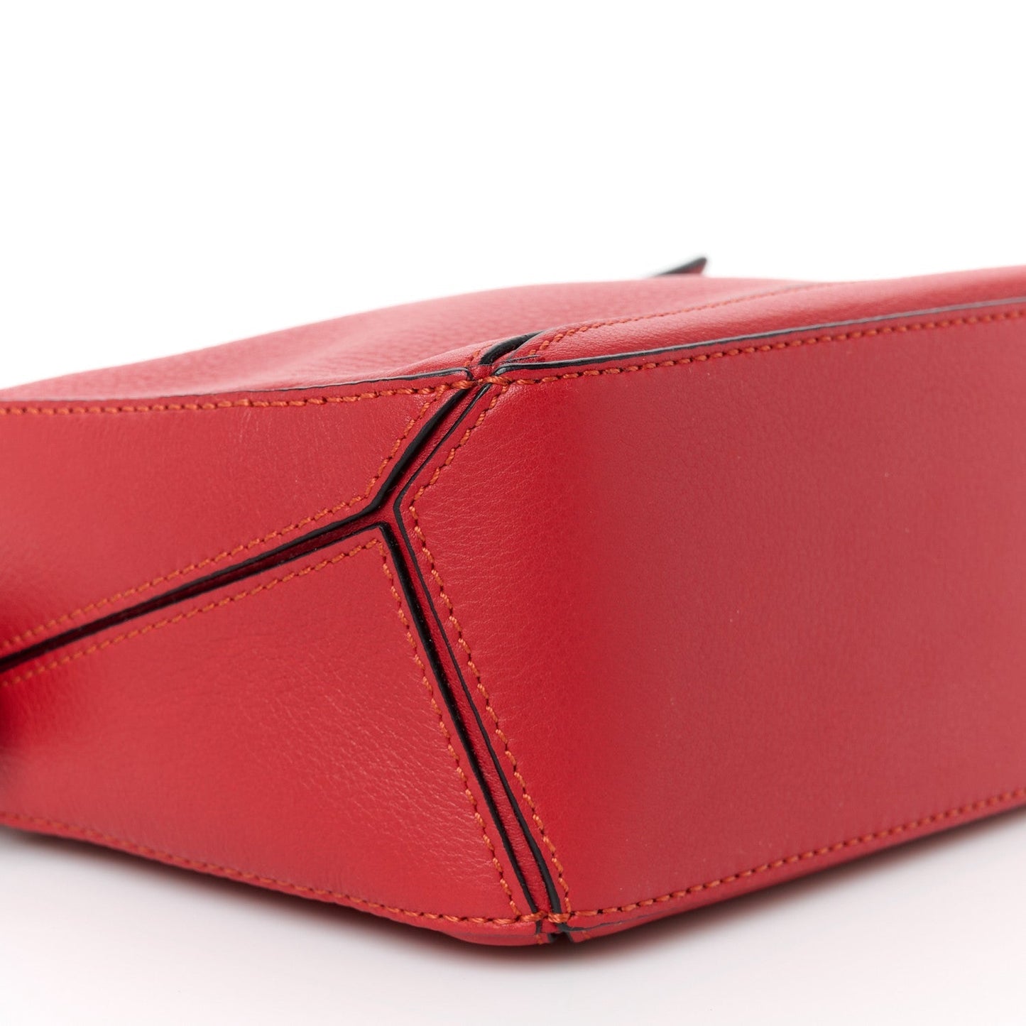 Calfskin Mini Puzzle Bag Pomodoro
