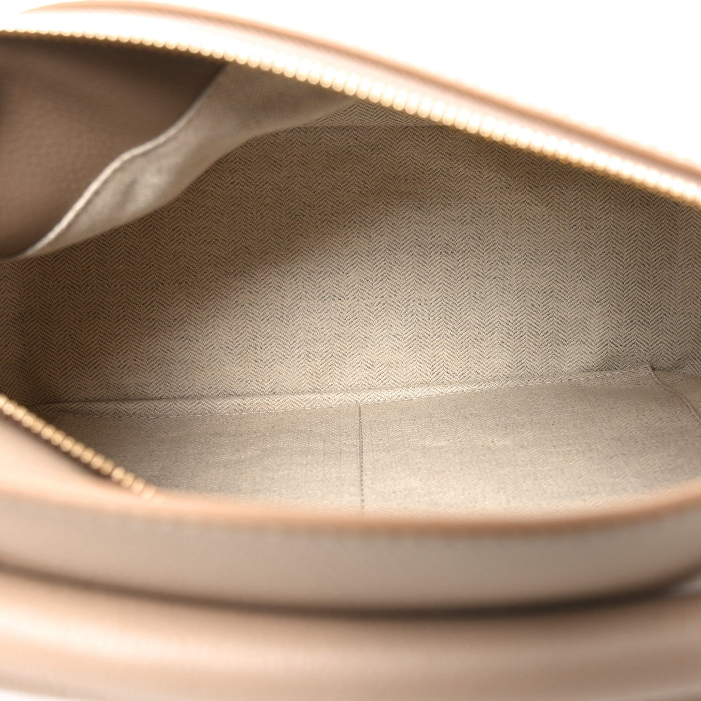 Calfskin Large Puzzle Edge Bag Sand