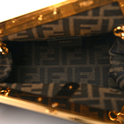 Shiny Nappa Small Fendi First Chocolate