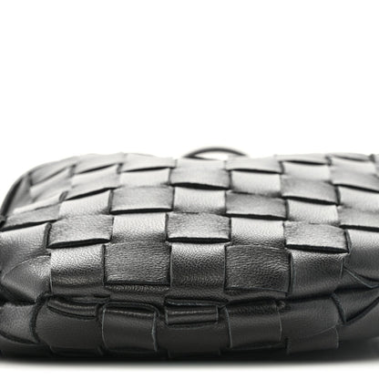 Nappa Intrecciato Mini Sardine Bag Black
