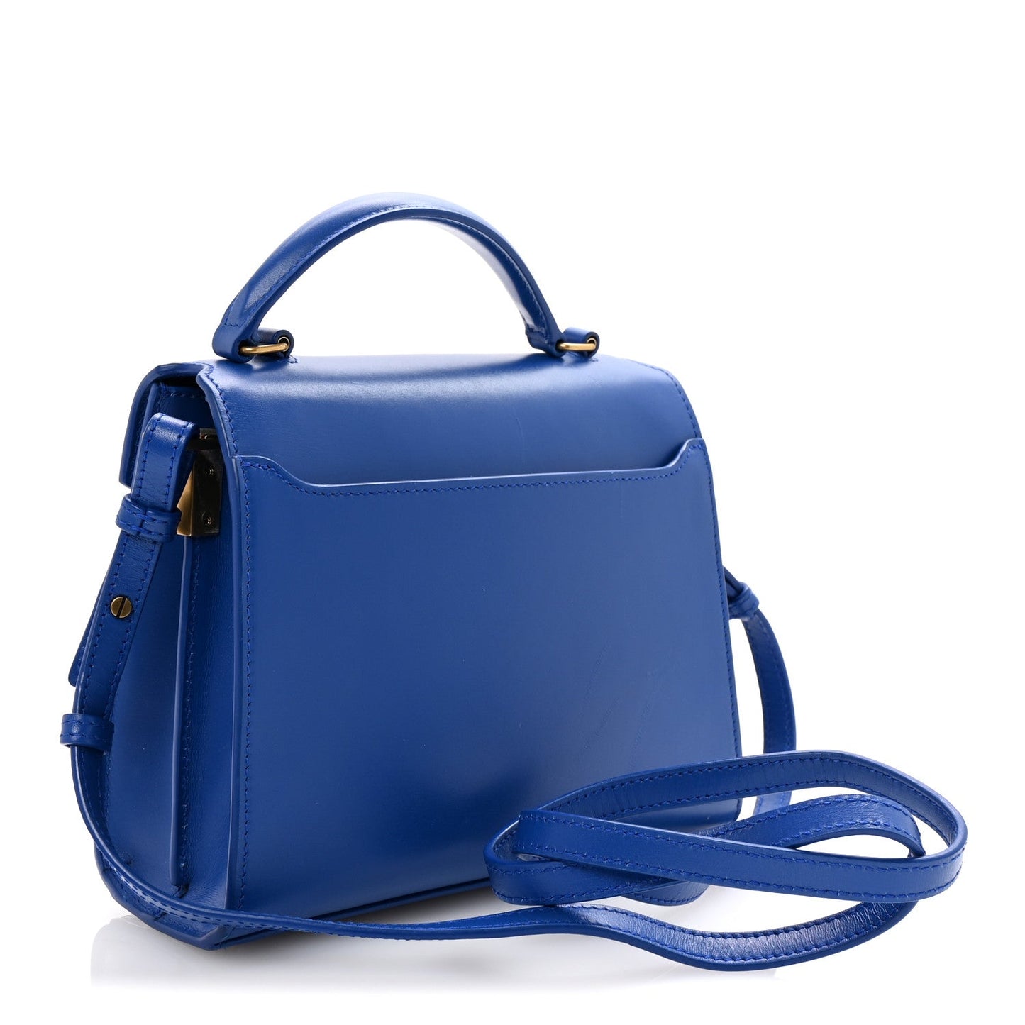 Calfskin Mini Classic Monogram Cassandra Top Handle Bag Majorelle