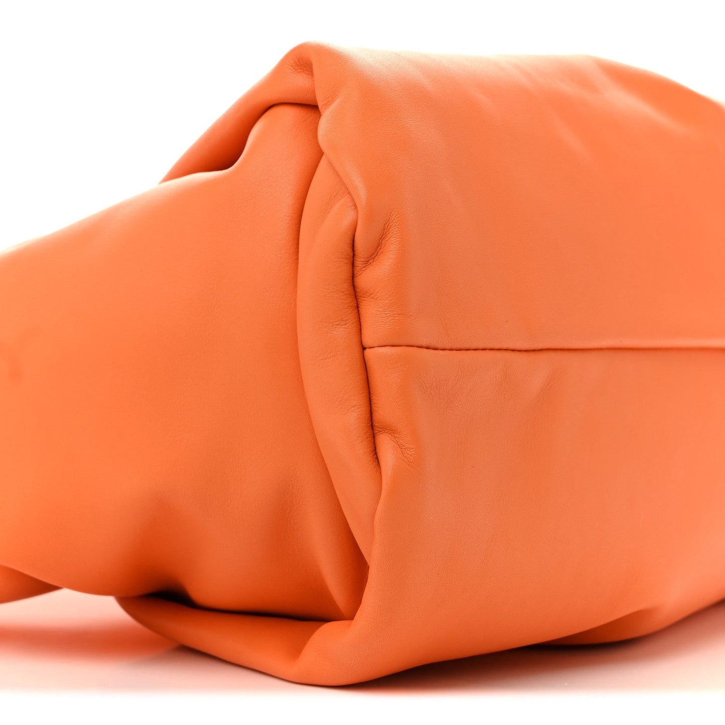 Smooth Butter Calfskin Small The Shoulder Pouch Light Orange