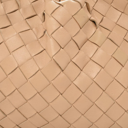 Nappa Maxi Intrecciato The Pouch Oversized Clutch Almond
