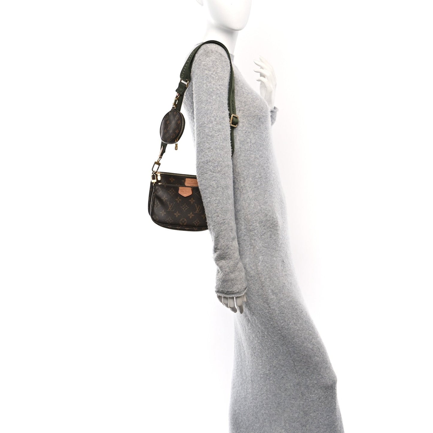 Monogram Multi Pochette Accessories Kaki