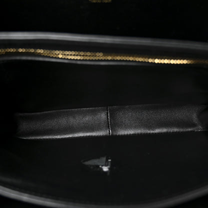 Shiny Calfskin Medium Triomphe Black