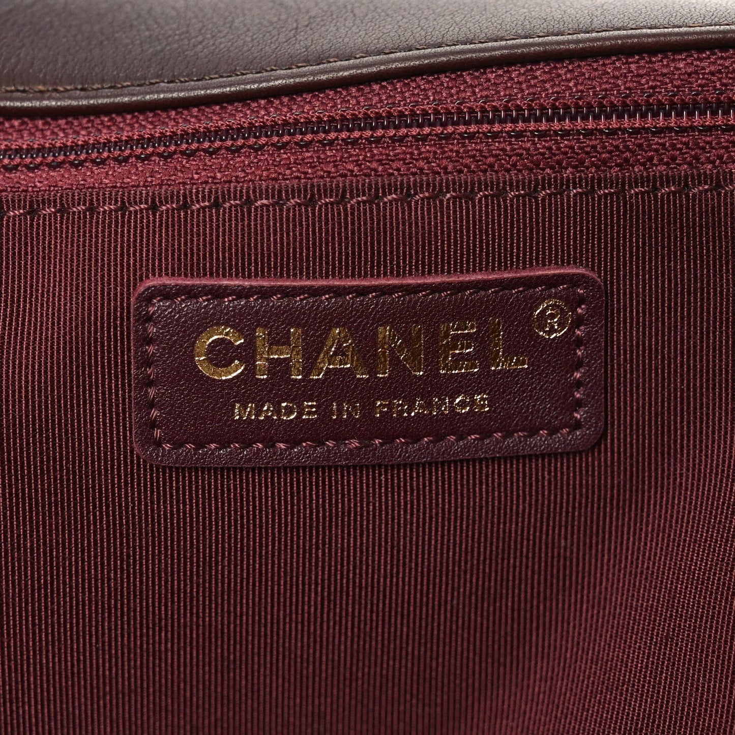 Calfskin Stitched Small Paris in Rome Messenger Brown