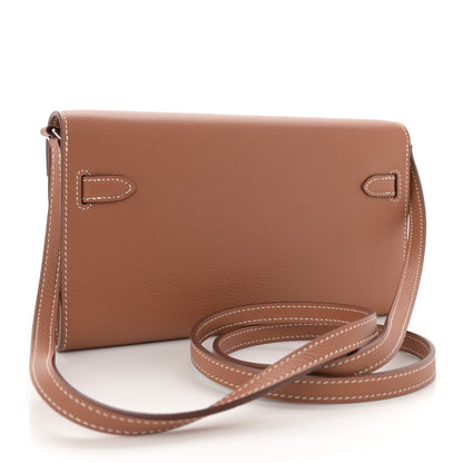 Evercolor Kelly Wallet To Go Gold