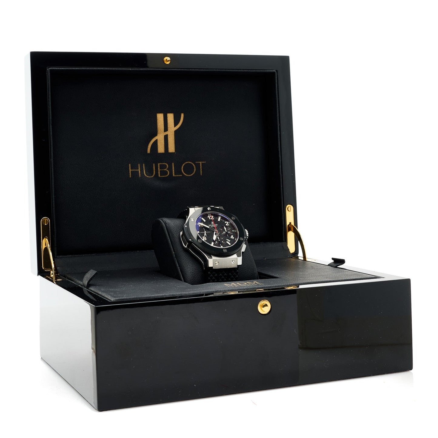 Stainless Steel Ceramic Rubber 44mm Big Bang Automatic Watch Black 301.SB.131.RX