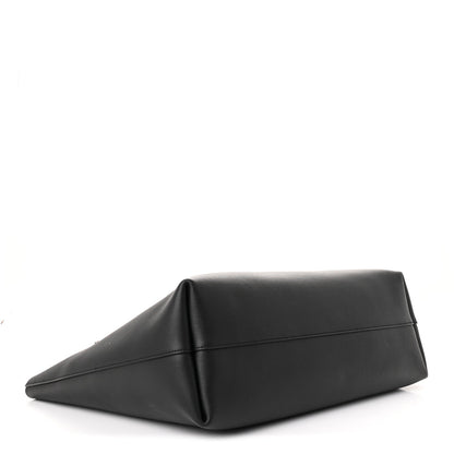 Calfskin Large Shopping Tote Black