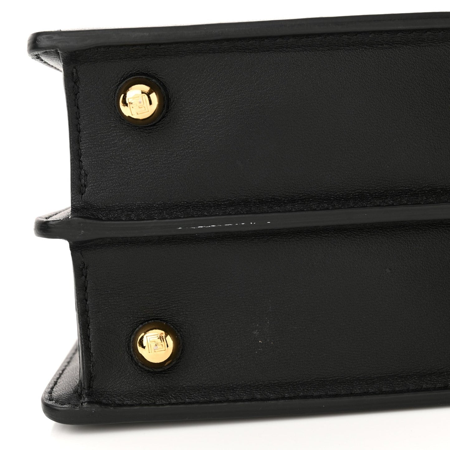 Shiny Nappa Petite Peekaboo I SEE U Satchel Black