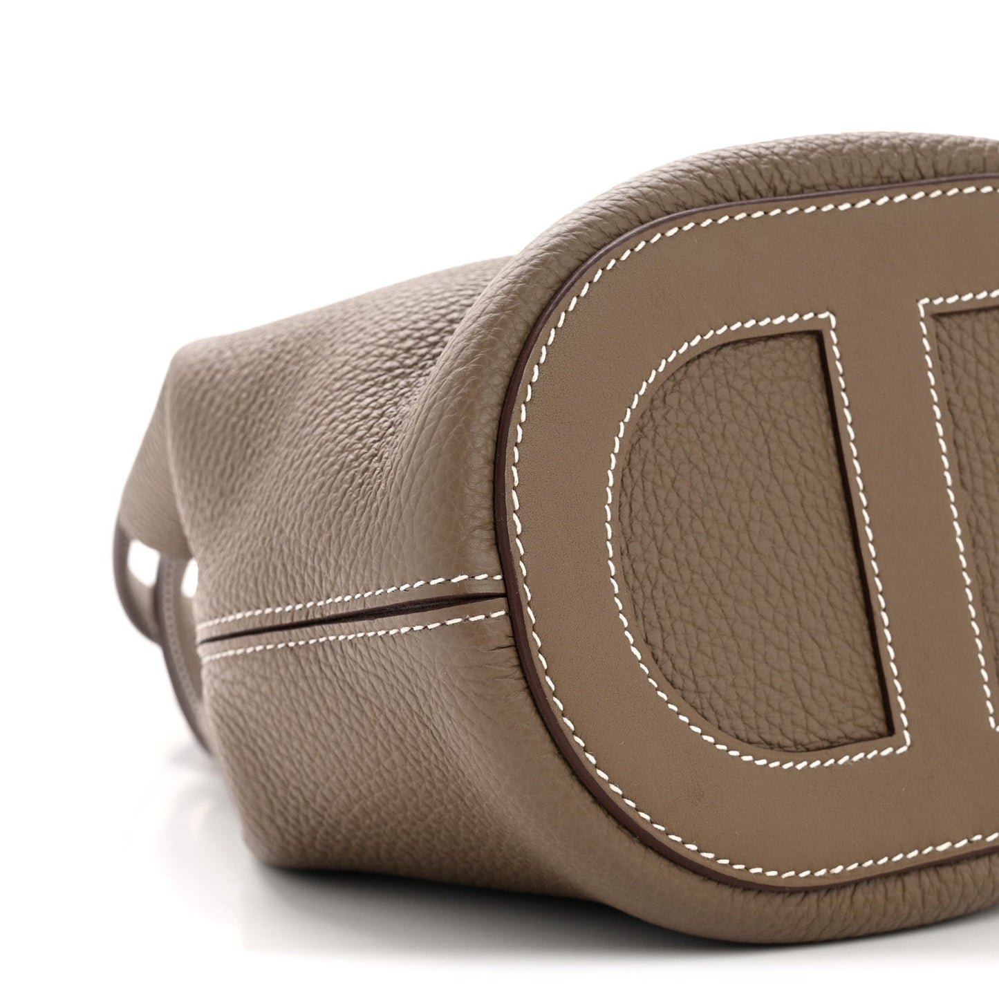 Taurillon Clemence Swift In-The-Loop 18 Bag Etoupe