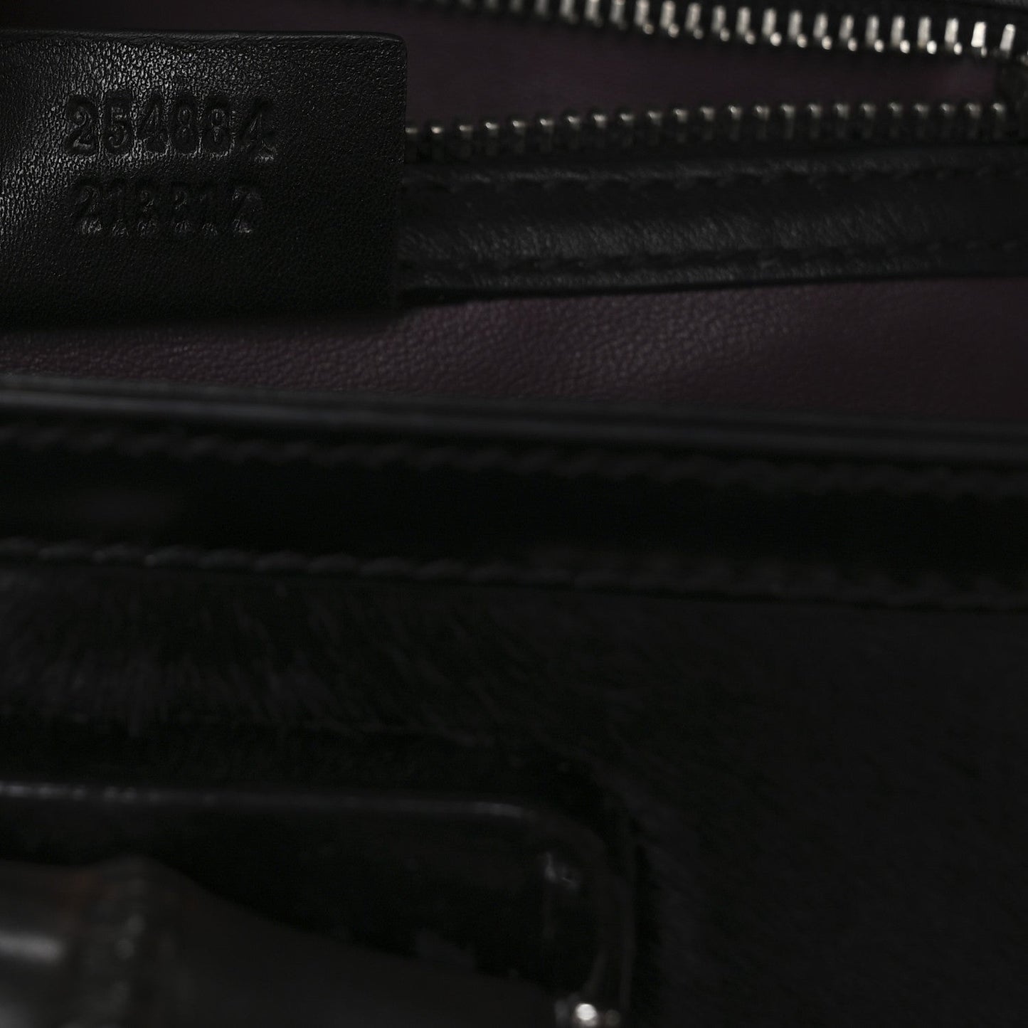 Pony Hair New Bamboo Medium Top Handle Bag Black