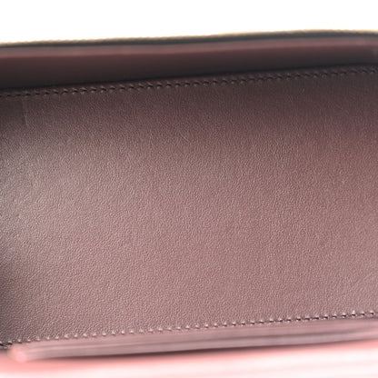 Caviar Quilted Small Vanity Case With Chain Black
