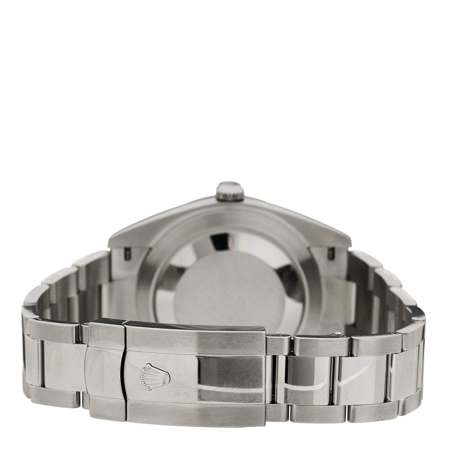 Stainless Steel 18K White Gold 41mm Oyster Perpetual Datejust Watch Black 126334
