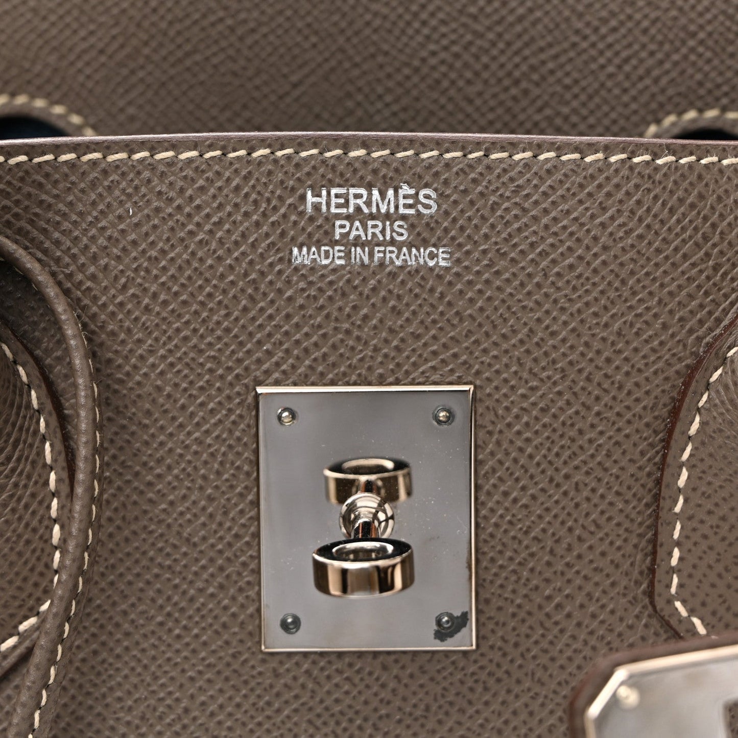Epsom Candy Birkin 35 Etain Bleu Thalassa