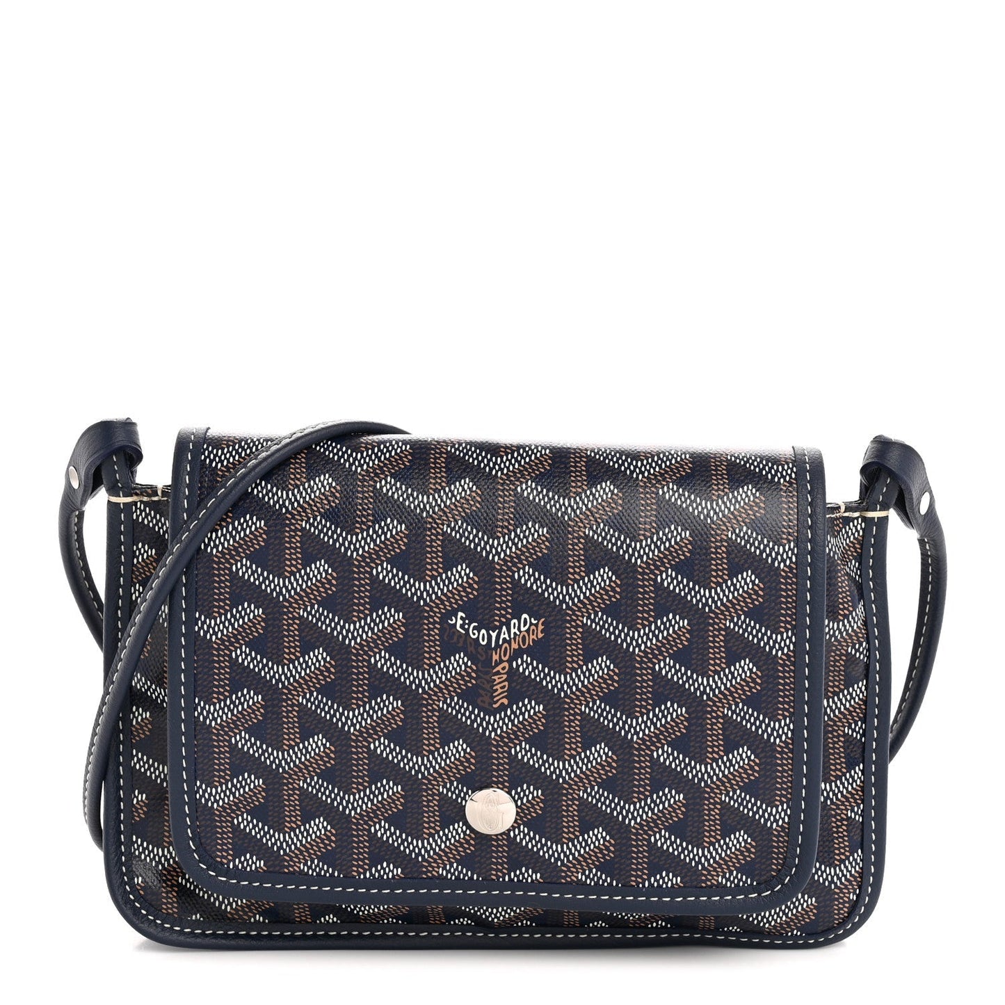 Goyardine Plumet Wallet Clutch Navy