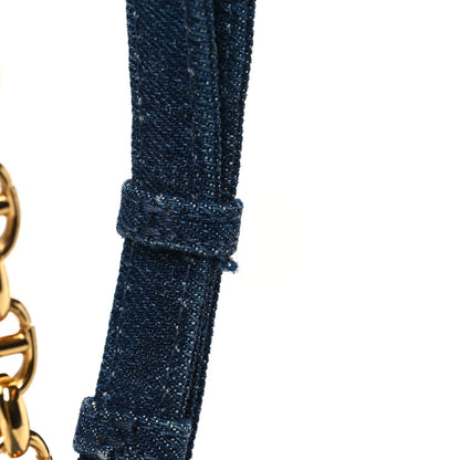 Denim Cannage Small Caro Bag Blue