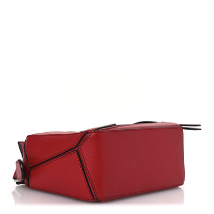 Calfskin Mini Puzzle Bag Pomodoro