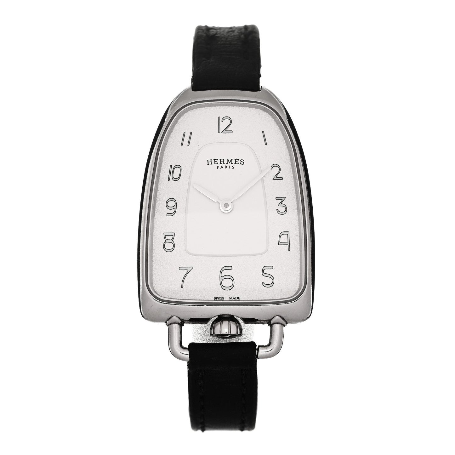 Stainless Steel Barenia 26mm Galop Quartz Watch Noir