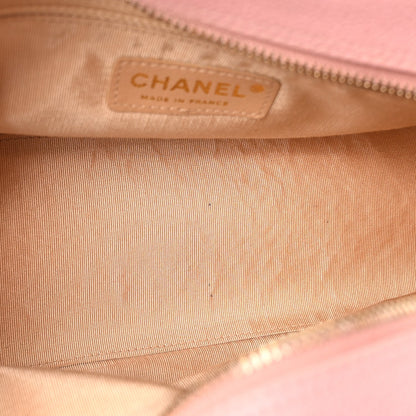 Caviar Quilted Small Bowler Pink
