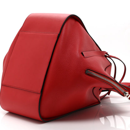Calfskin Small Hammock Shoulder Bag Scarlet Red