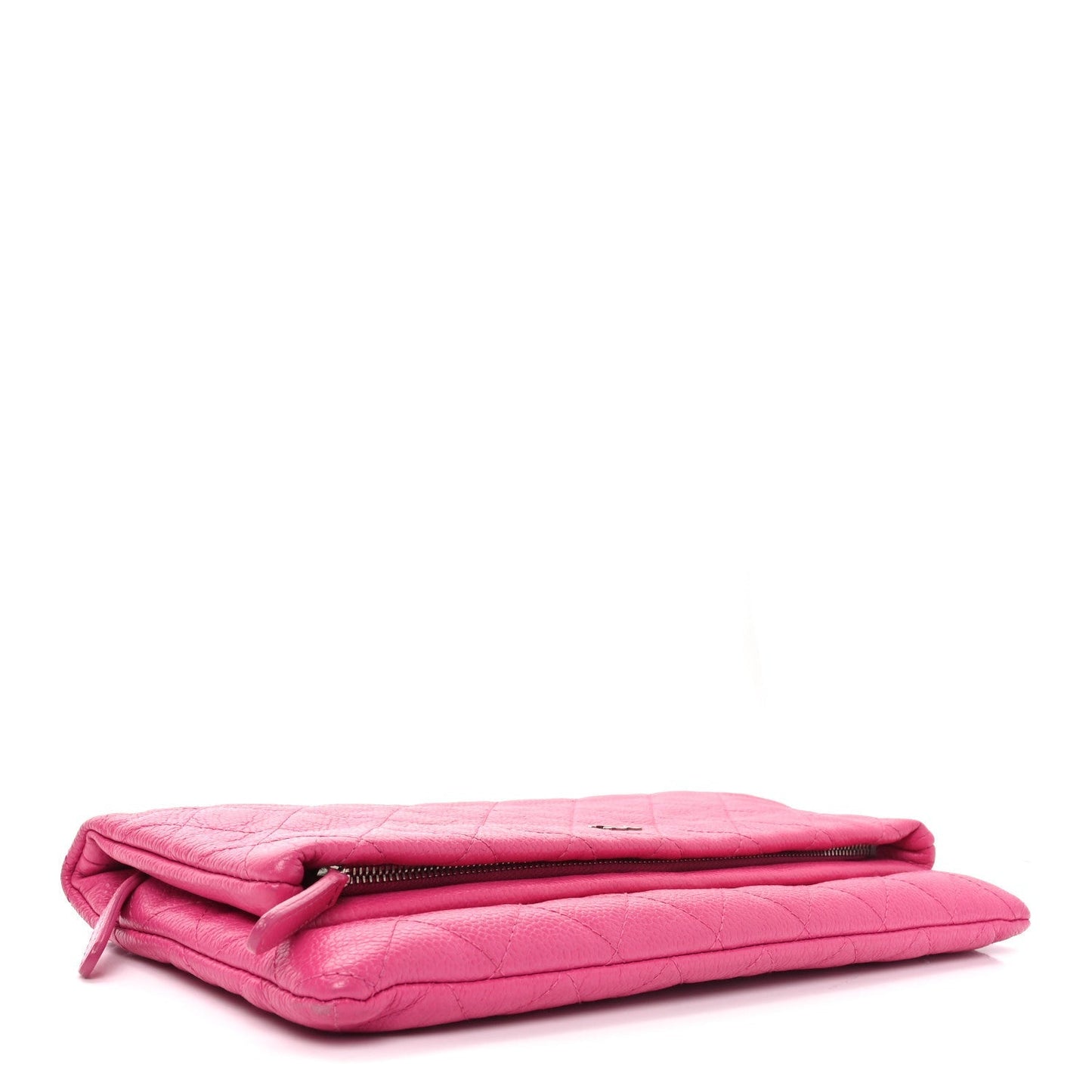 Caviar Quilted CC Beauty Clutch Pink