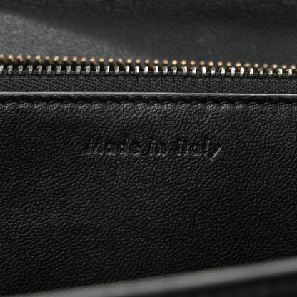 Liege Calfskin Medium Classic Box Flap Bag Anthracite