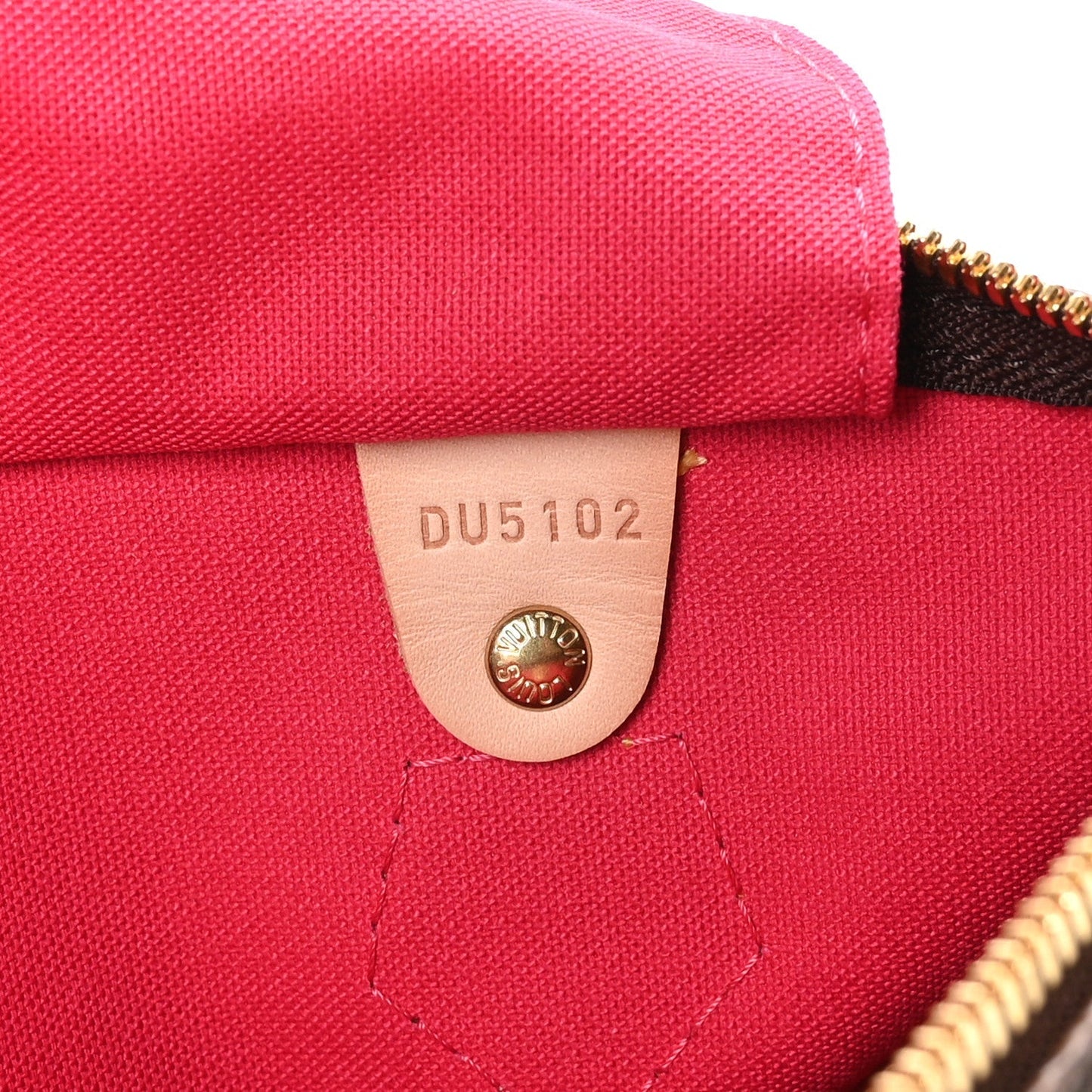 Monogram My LV Heritage Speedy Bandouliere 30 Fuchsia White