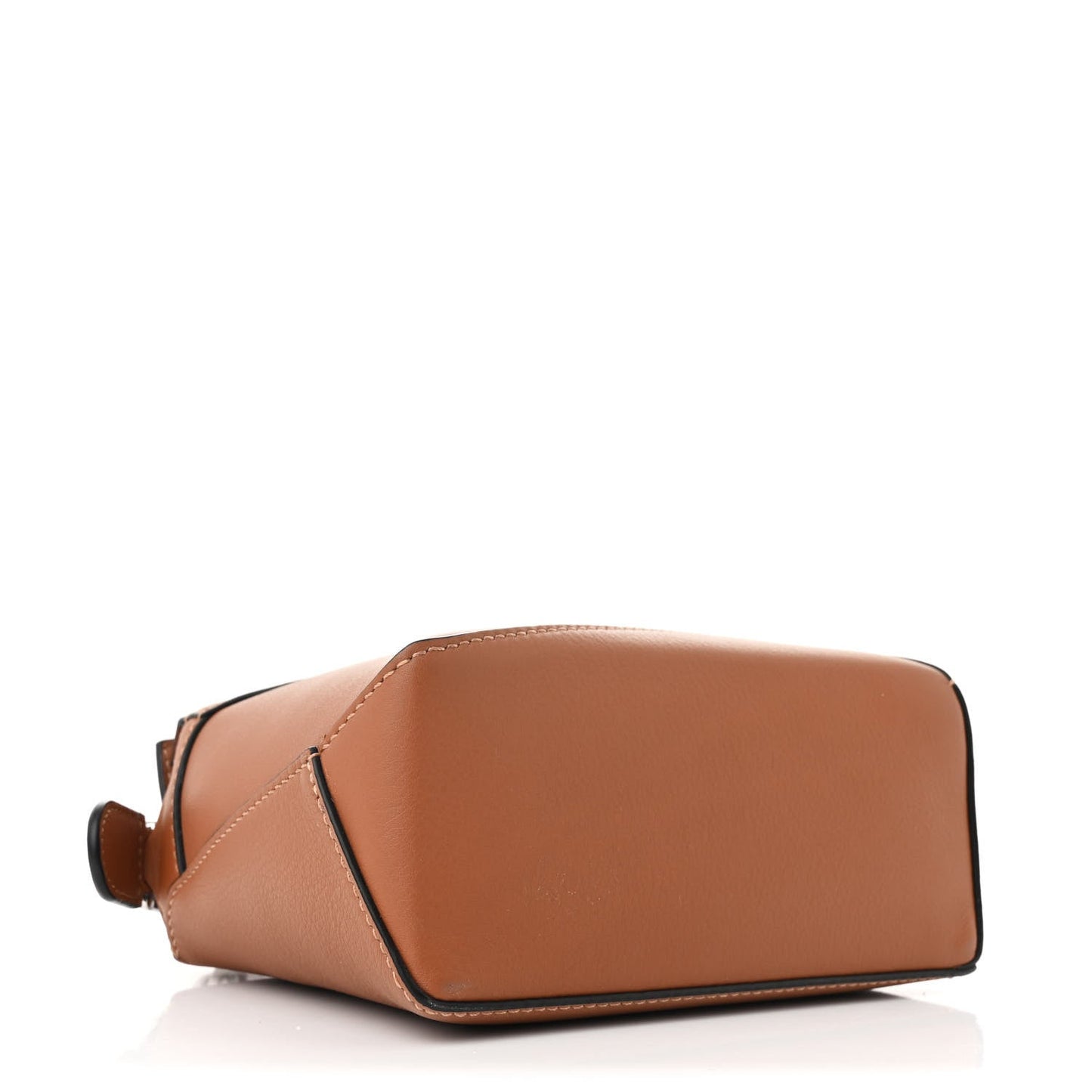 Calfskin Mini Puzzle Edge Bag Tan