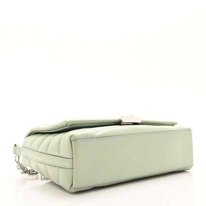 Calfskin Quilted Small 4G Shoulder Bag Light Green