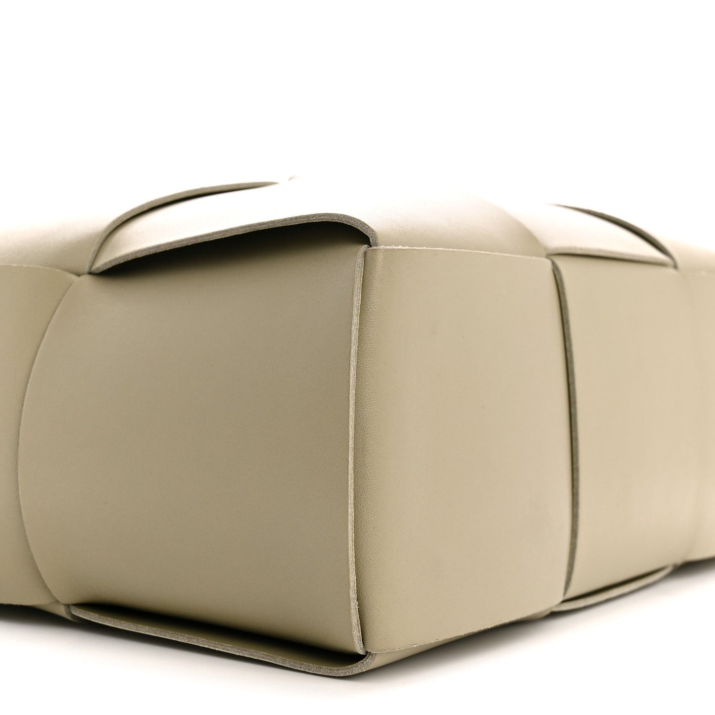 Nappa Maxi Intrecciato Medium Arco Tote Travertine