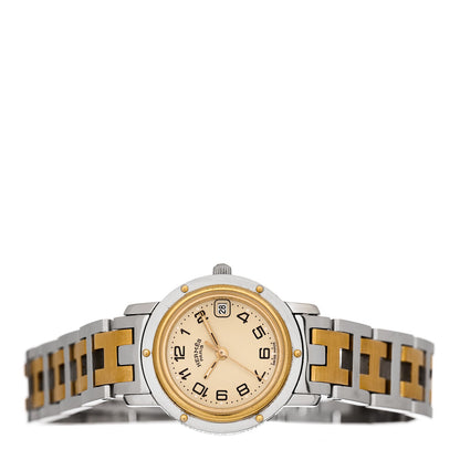 Stainless Steel 24mm Clipper Quartz Watch Gold