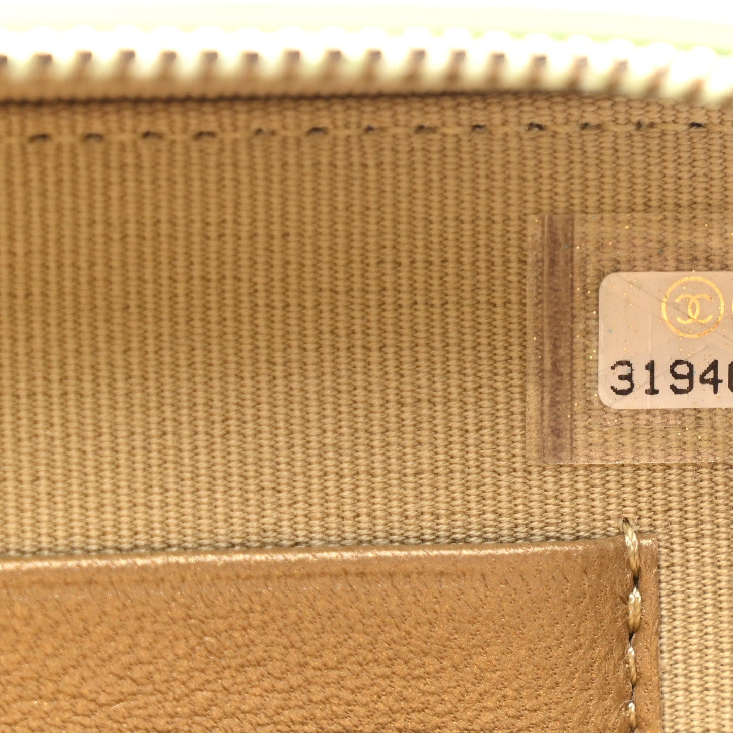 Lambskin Quilted CC Pearl Crush Camera Case Light Green