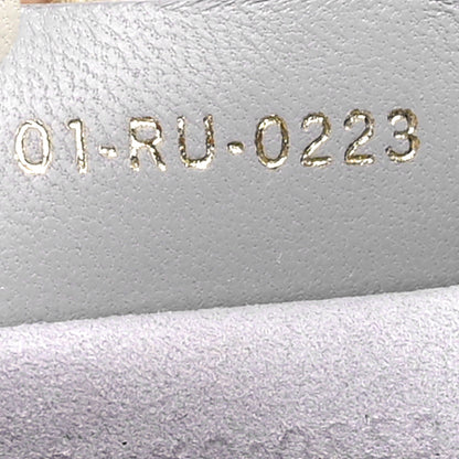 Lambskin Supple Macrocannage Small Ammi Bag Grey