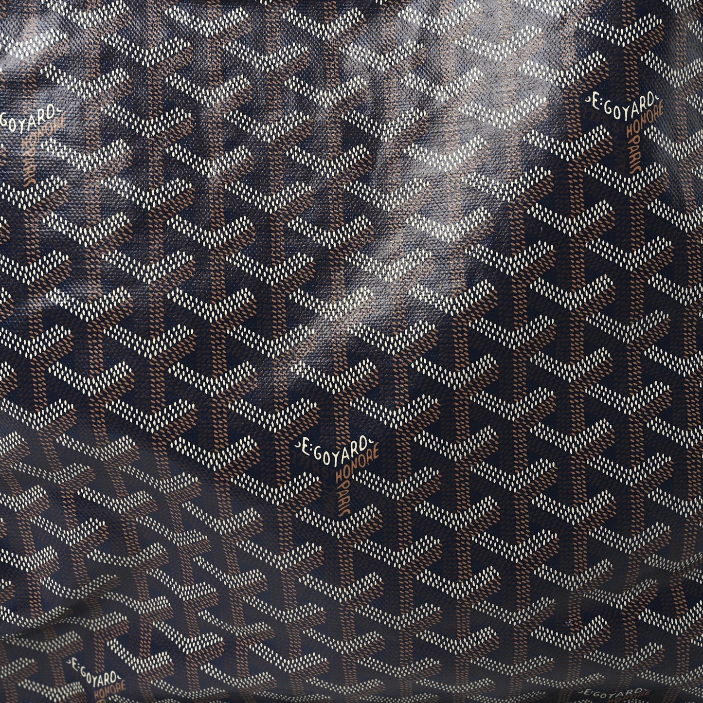 Goyardine Reversible Anjou GM Navy