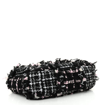 Tweed Sequin Quilted Medium Chanel 19 Flap Black Multicolor