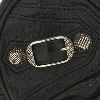 Agneau Arena Le Cagole Shoulder Bag XS Black