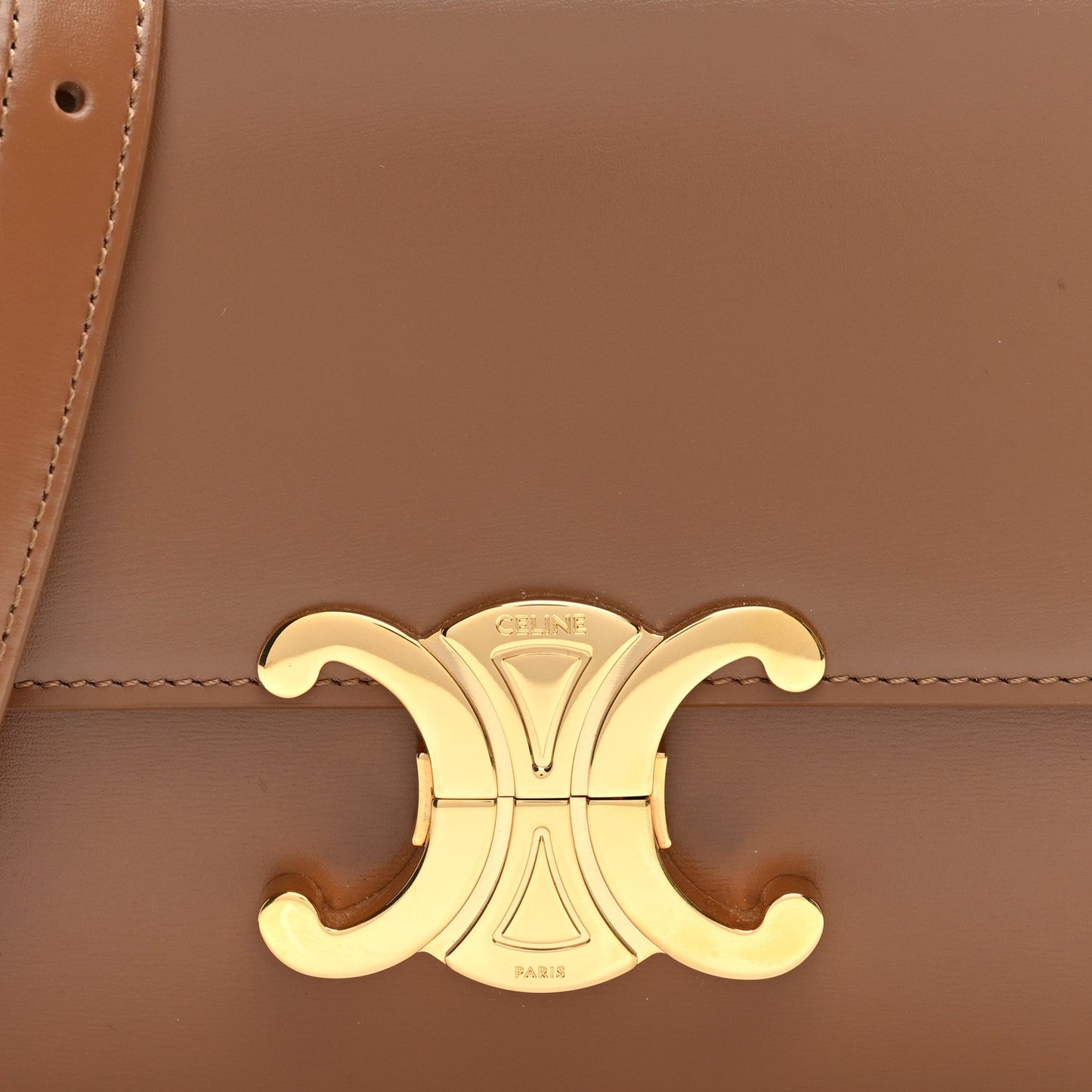 Shiny Calfskin Teen Triomphe Bronze