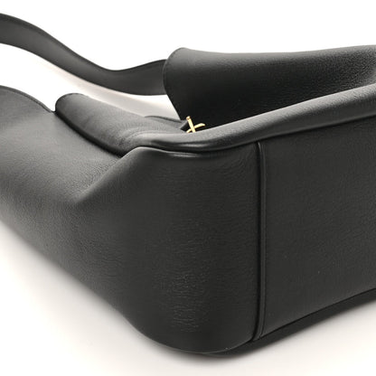 Smooth Calfskin Small Le 5 A 7 Soft Hobo Black