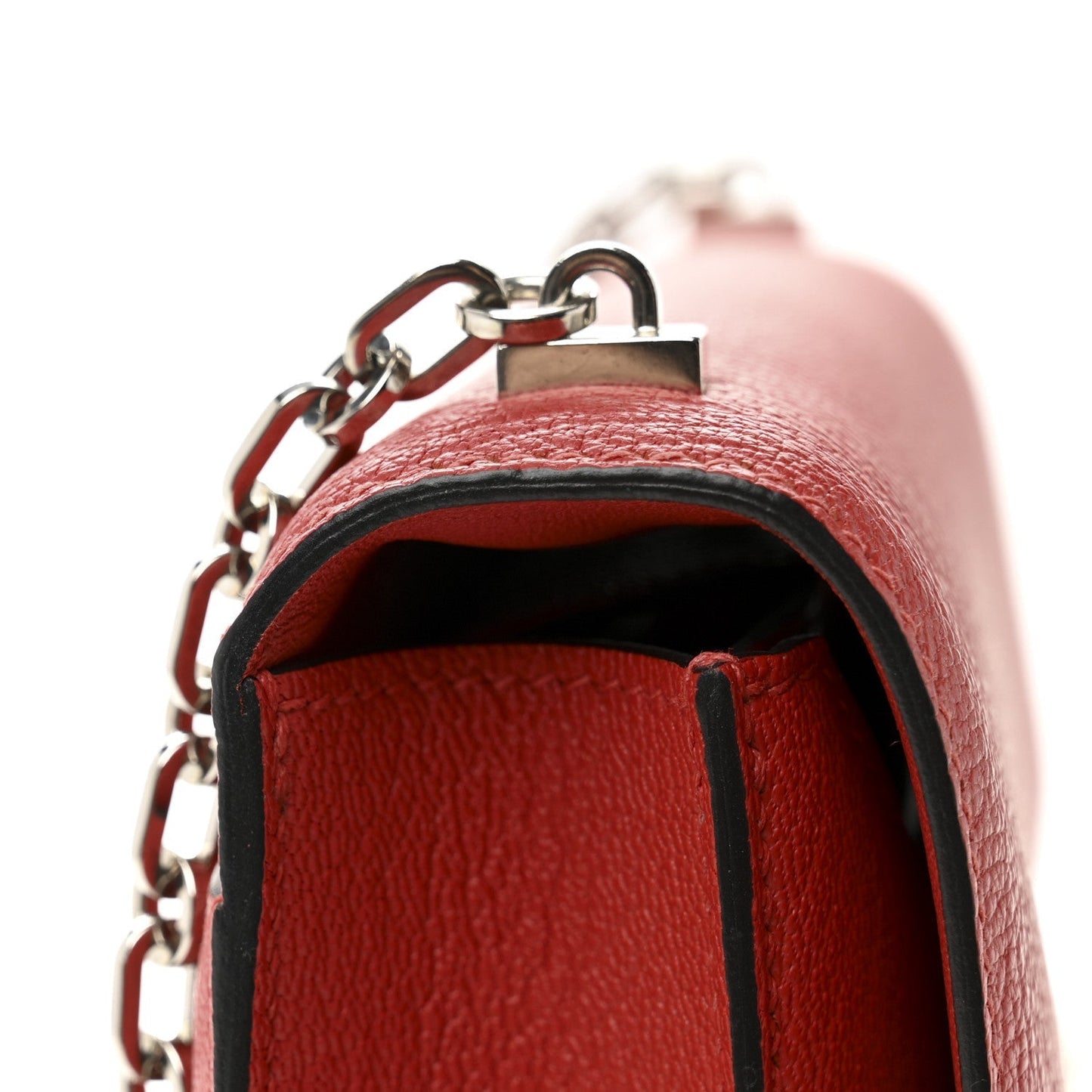 Chevre Mysore Mini Verrou Chaine Bag Rouge Tomate