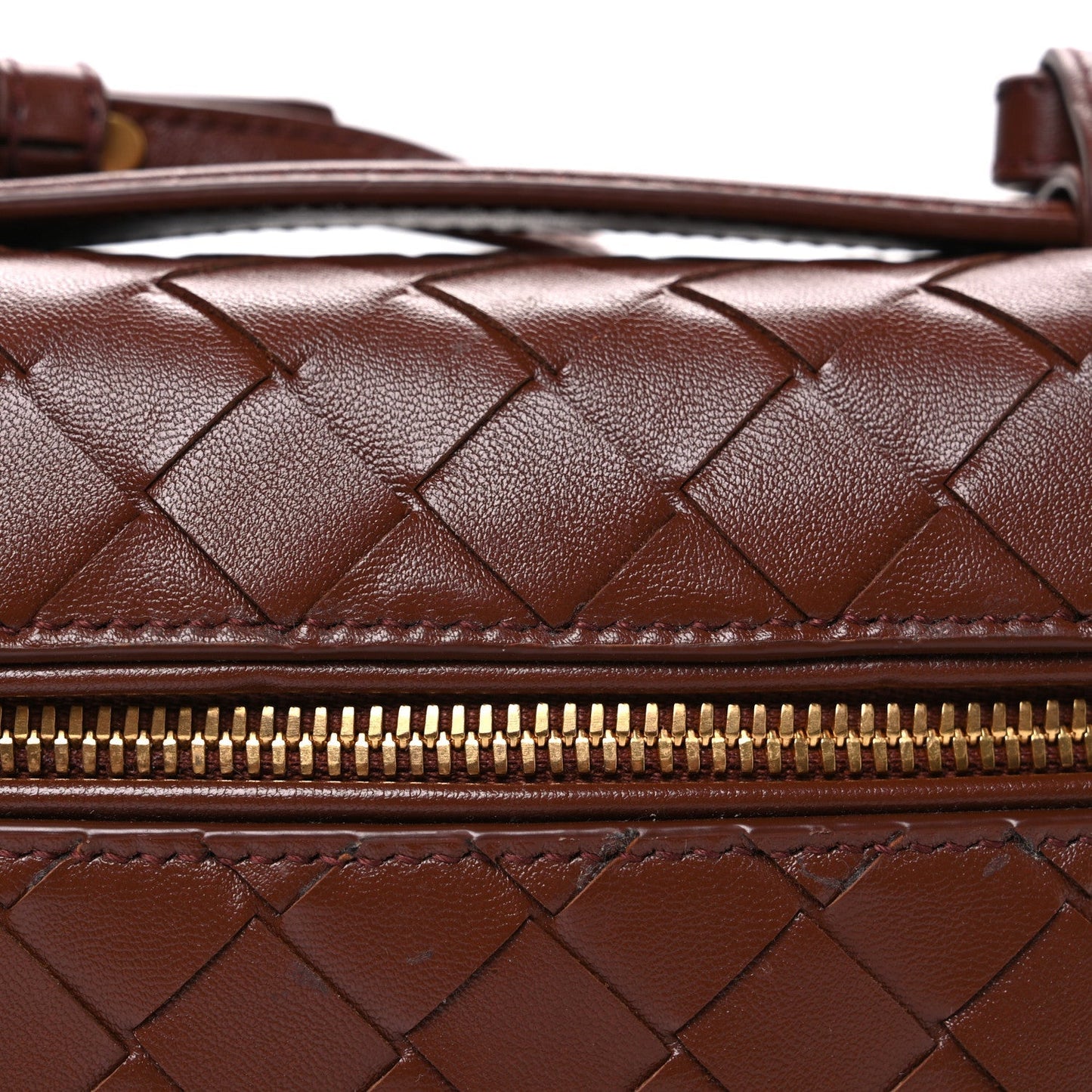 Nappa Intrecciato Bang Bang Vanity Case Sapele
