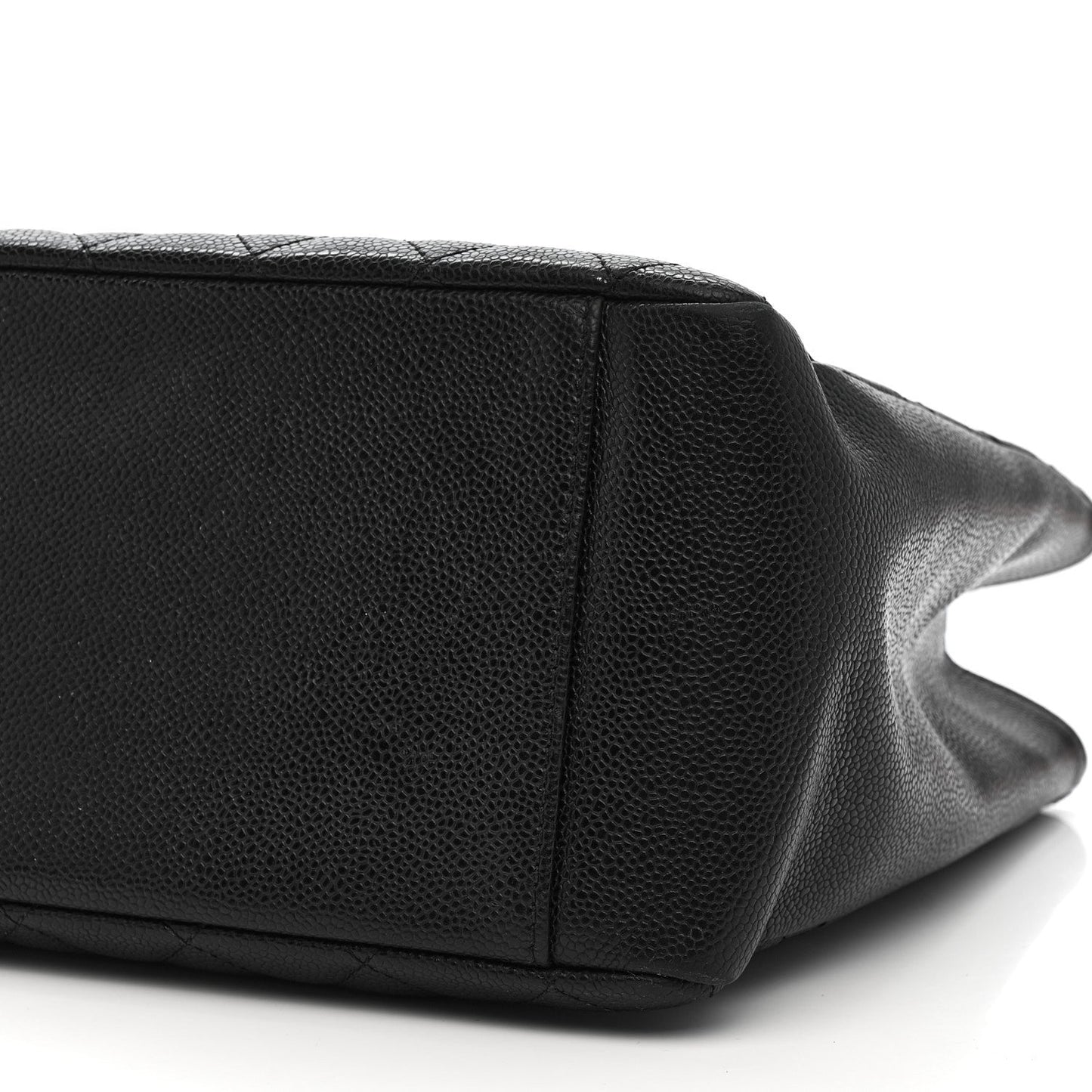 Caviar Quilted Grand Shopping Tote GST Black