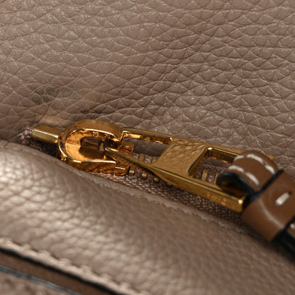 Grained Calfskin Small Puzzle Bag Sand Mink