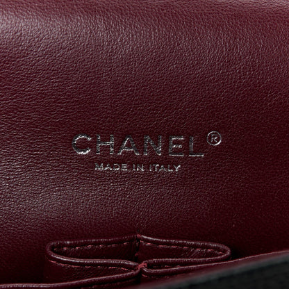 Caviar Quilted Maxi Double Flap Black