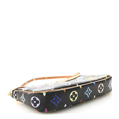 Monogram Multicolor Pochette Accessories Black